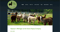 Desktop Screenshot of michigan-alpacas.com