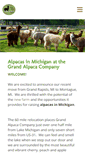 Mobile Screenshot of michigan-alpacas.com